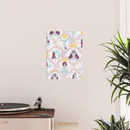 Feel the Cosmic Yoga Balance pink Poster Gallery Image 2