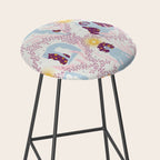 Feel the Cosmic Yoga Balance pink Stool Gallery Image 2