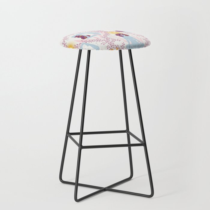 Feel the Cosmic Yoga Balance pink Stool Gallery Image 1