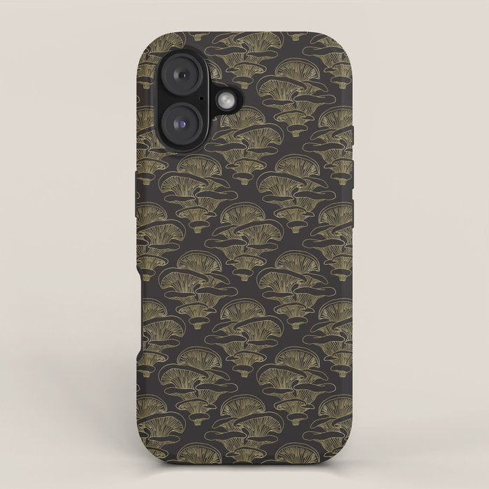 Gilded Oyster Mushroom iPhone Case Gallery Image 1