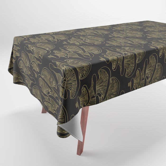 Gilded Oyster Mushroom Tablecloth Gallery Image 1