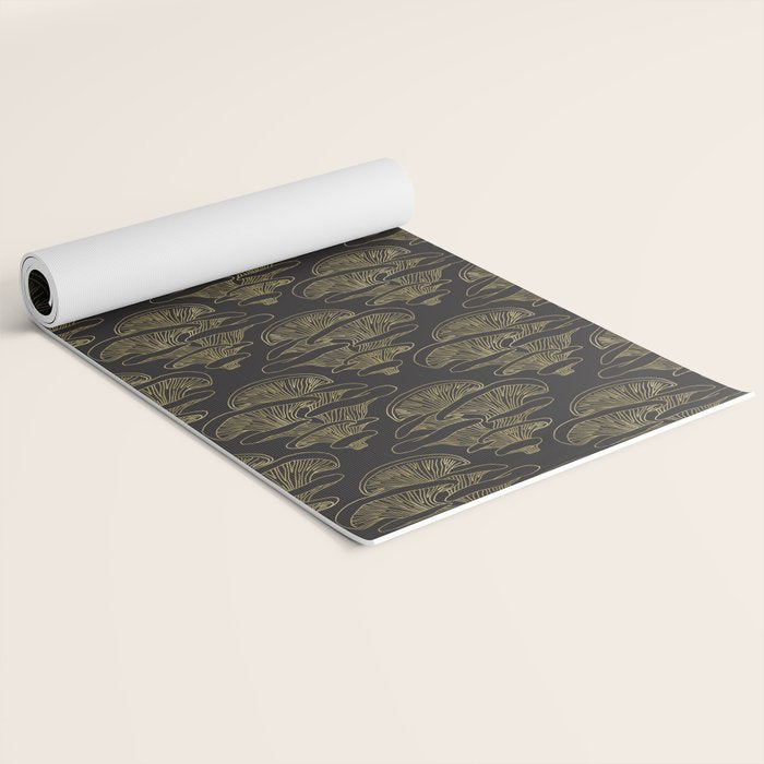 Gilded Oyster Mushroom Yoga Mat Gallery Image 2