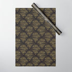 Gilded Oyster Mushroom Wrapping Paper Gallery Image 1