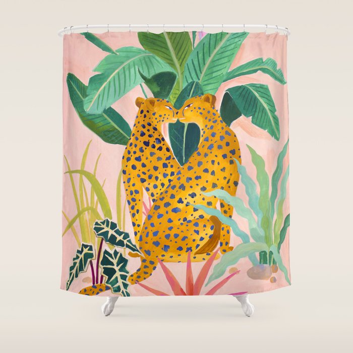 Cheetah Crush Shower Curtain Gallery Image 1