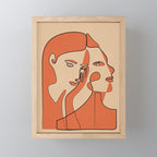 Abstract Faces 11 Mini Art Print Gallery Image 1