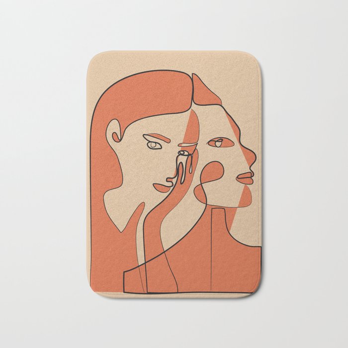 Abstract Faces 11 Bath Mat Gallery Image 1