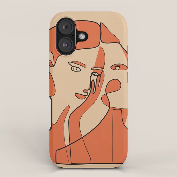 Abstract Faces 11 iPhone Case Gallery Image 1