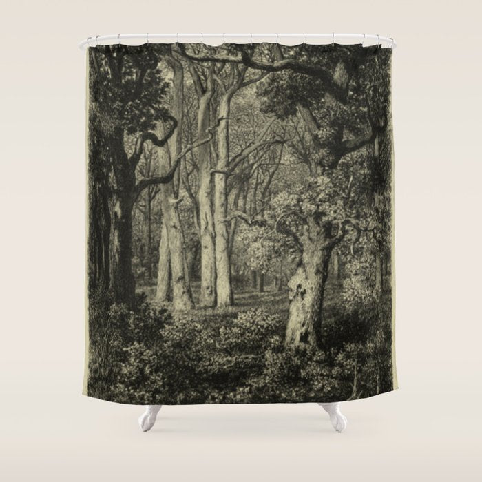 Old Oaks Shower Curtain Gallery Image 1