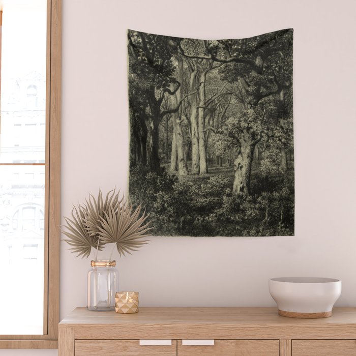 Old Oaks Wall Tapestry Gallery Image 2