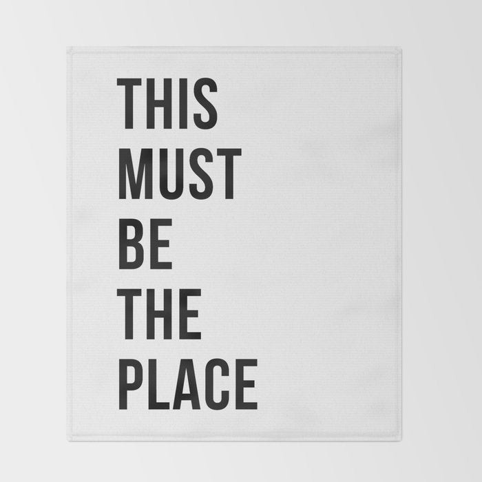 This must be the Place Throw Blanket Gallery Image 2