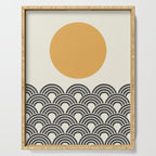 Sun and Wave - Oriental Pattern Serving Tray Gallery Image 1