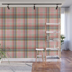 Modern Pastel Grid B Wall Mural Gallery Image 1