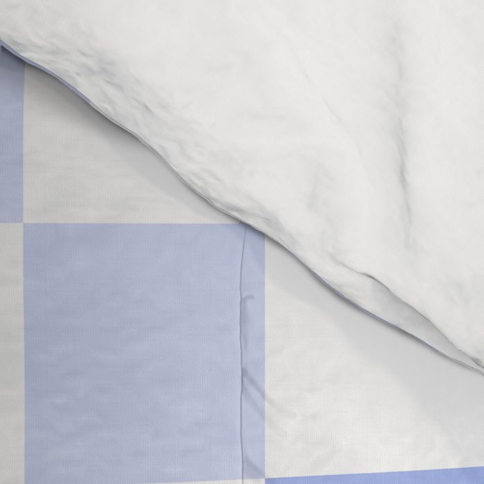 Blue Gradient Checkered Check Checkerboard Pattern Comforter Gallery Image 4