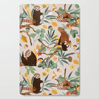 RED PANDAS IN WILD NATURE 10 Cutting Board Gallery Image 1