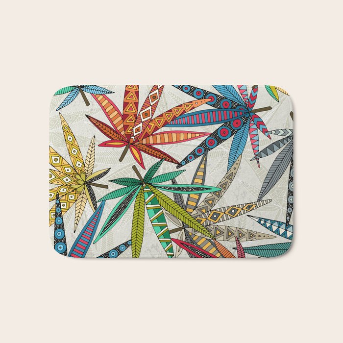 boho weed light Bath Mat Gallery Image 1