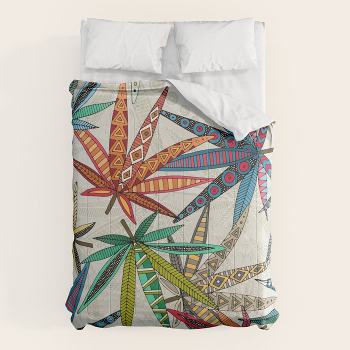 boho weed light Comforter Gallery Image 1