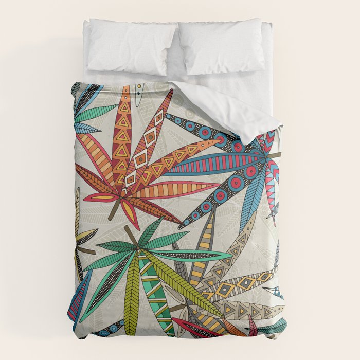 boho weed light Duvet Cover Gallery Image 1