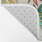 boho weed light Bath Mat Gallery Image 2