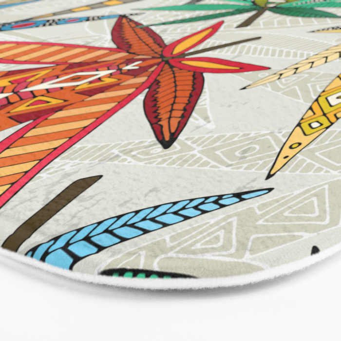 boho weed light Bath Mat Gallery Image 3