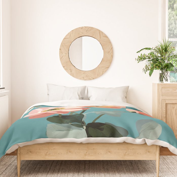Soft Spring Botanicals Duvet Cover Gallery Image 3