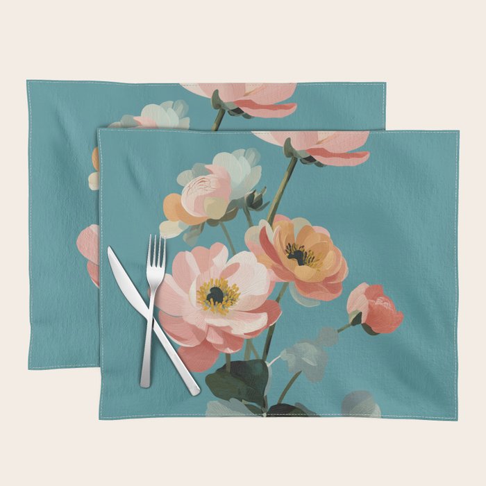 Soft Spring Botanicals Placemat Gallery Image 1