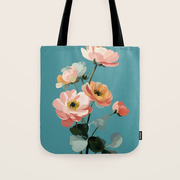 Soft Spring Botanicals Tote Bag Gallery Image 1