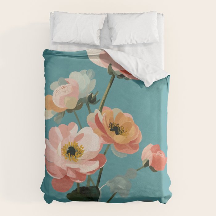 Soft Spring Botanicals Duvet Cover Gallery Image 6