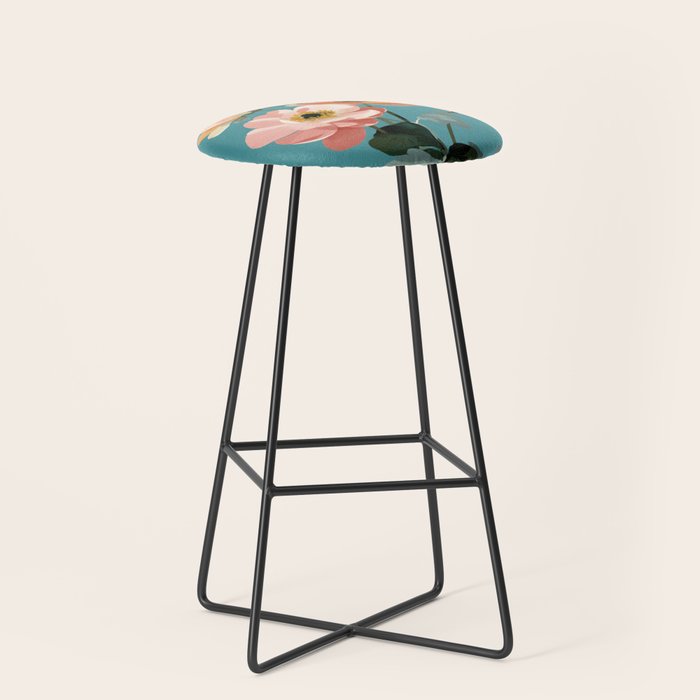 Soft Spring Botanicals Stool Gallery Image 1