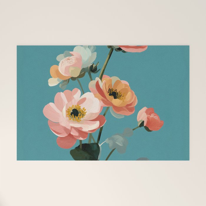 Soft Spring Botanicals Welcome Mat Gallery Image 1