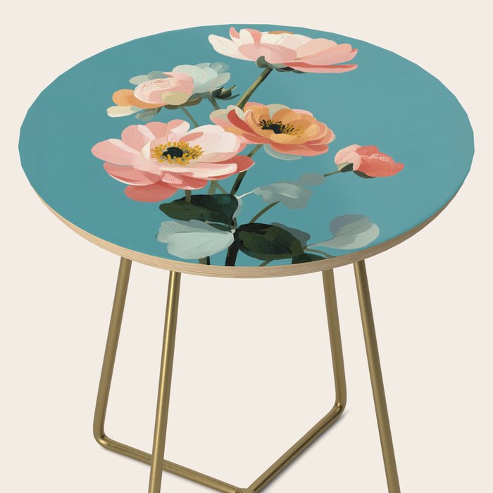 Soft Spring Botanicals Side Table Gallery Image 2