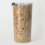 Silk Tabriz Azerbaijan Northwest Persian Rug Print Travel Mug Gallery Image 3