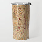 Silk Tabriz Azerbaijan Northwest Persian Rug Print Travel Mug Gallery Image 2