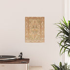 Silk Tabriz Azerbaijan Northwest Persian Rug Print Poster Gallery Image 2
