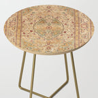 Silk Tabriz Azerbaijan Northwest Persian Rug Print Side Table Gallery Image 2