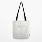 One Line Cat 2: Hug Tote Bag Gallery Image 2