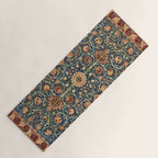 William Morris Floral Carpet Print Yoga Mat Gallery Image 1