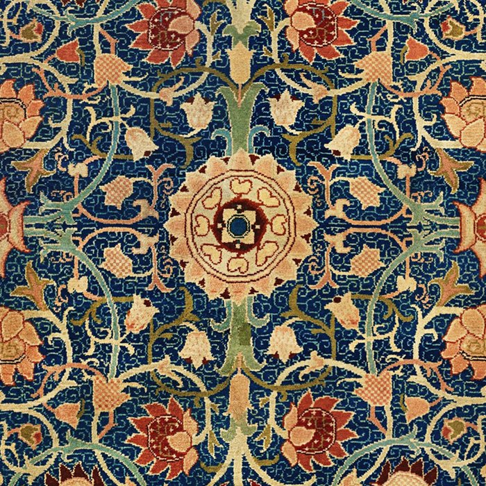 William Morris Floral Carpet Print Coffee Mug Gallery Image 2