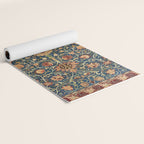 William Morris Floral Carpet Print Yoga Mat Gallery Image 2
