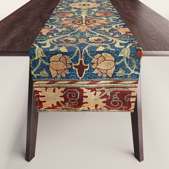 William Morris Floral Carpet Print Table Runner Gallery Image 1