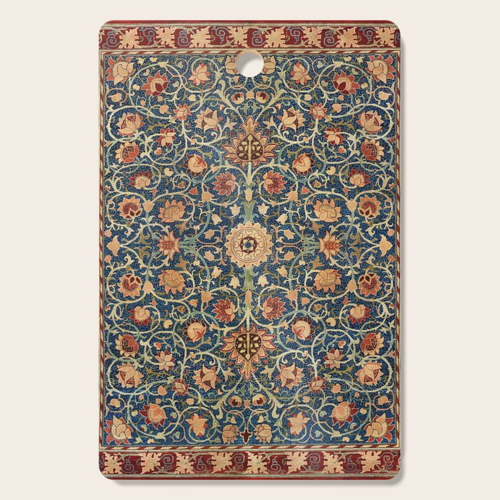 William Morris Floral Carpet Print Cutting Board Gallery Image 1