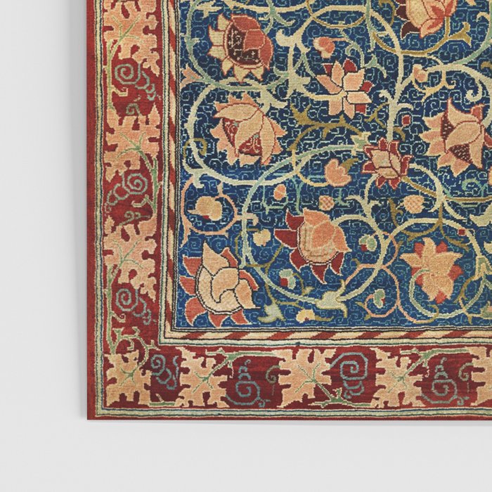 William Morris Floral Carpet Print Poster Gallery Image 3