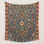 William Morris Floral Carpet Print Wall Tapestry Gallery Image 4