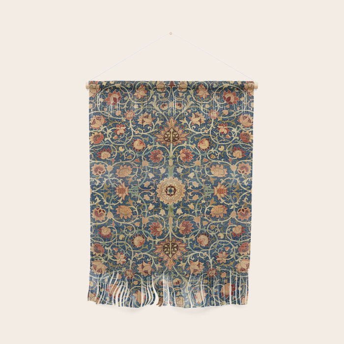 William Morris Floral Carpet Print Wall Hanging Gallery Image 1
