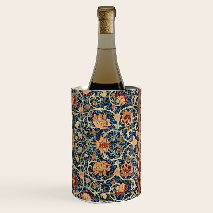 William Morris Floral Carpet Print Wine Chiller Gallery Image 3
