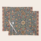 William Morris Floral Carpet Print Placemat Gallery Image 1