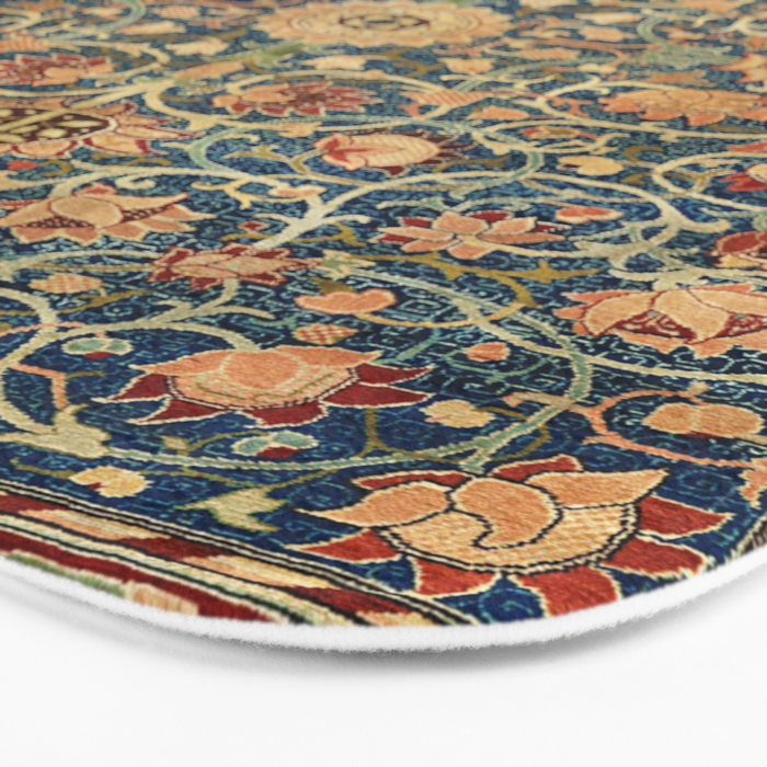 William Morris Floral Carpet Print Bath Mat Gallery Image 3