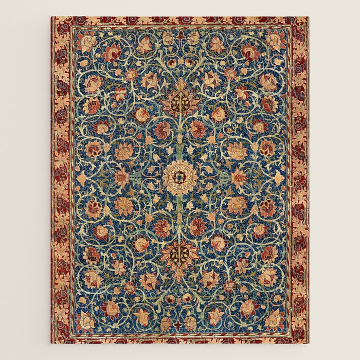 William Morris Floral Carpet Print Jigsaw Puzzle Gallery Image 1