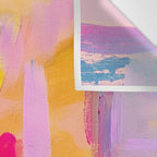 Summer Pink Pastel Abstract  Wall Tapestry Gallery Image 3