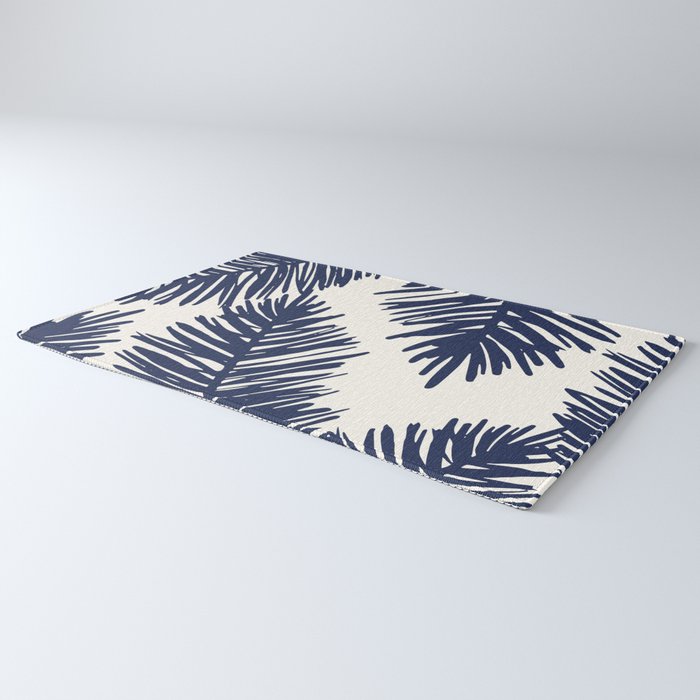 Tropical blue palms Rug Gallery Image 3