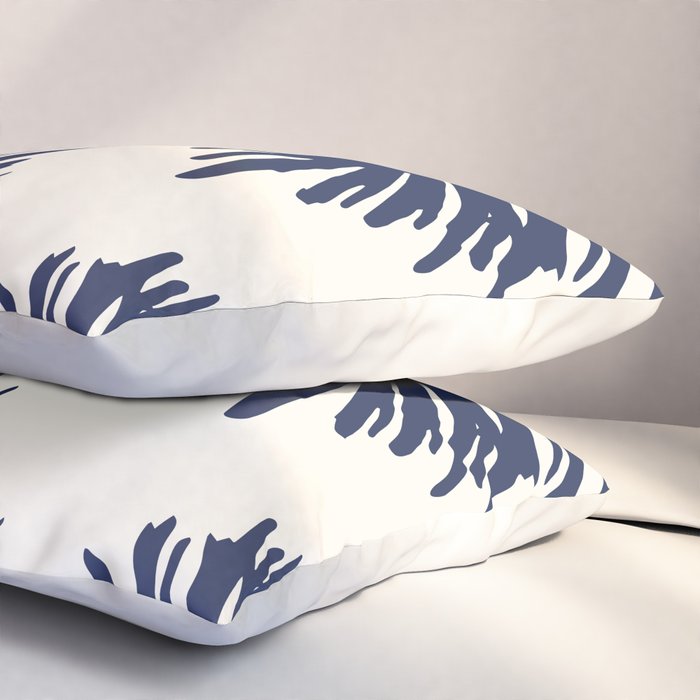 Tropical blue palms Pillow Sham Gallery Image 3